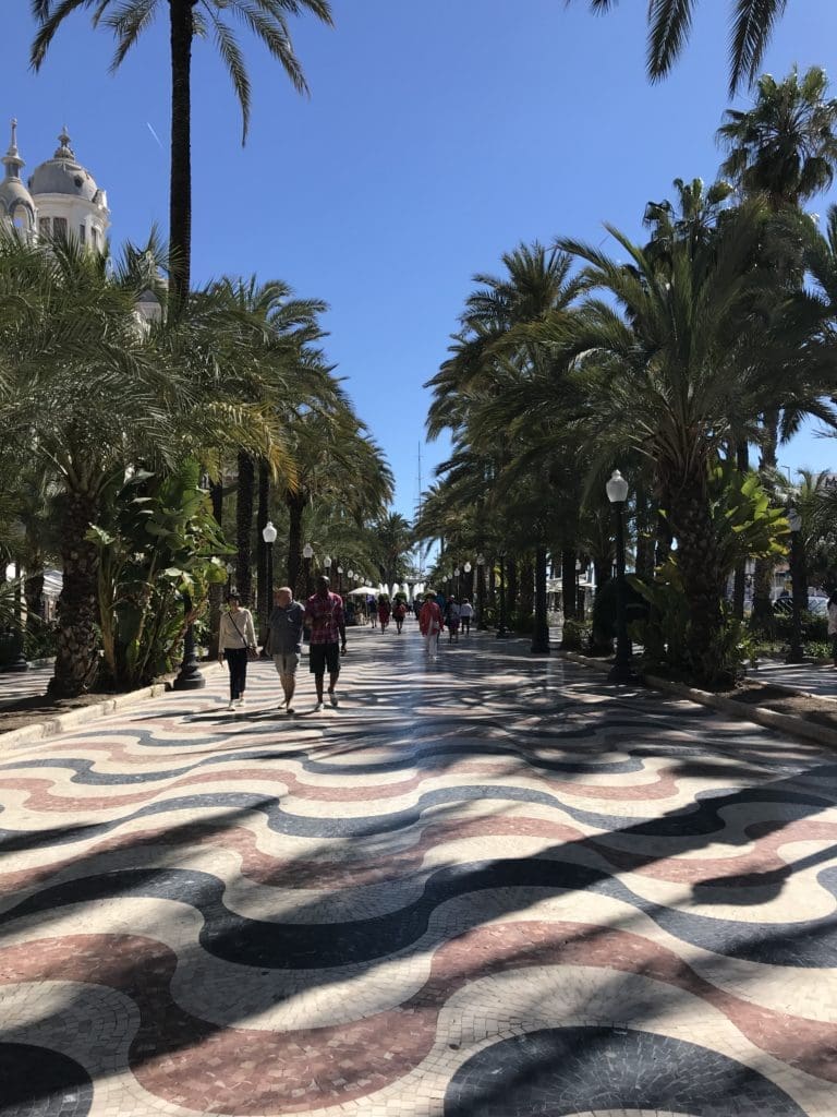 Promenade, Alicante, Spain