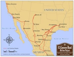 El-Camino-Real-de-los-Tejas-Map | Always Want To Go