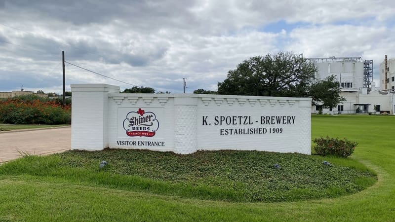Shiner Brewery Sign