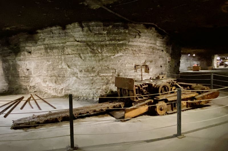 Why did we travel 650 feet underground?