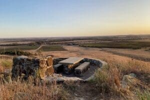 Picnic table at Coronado Heights