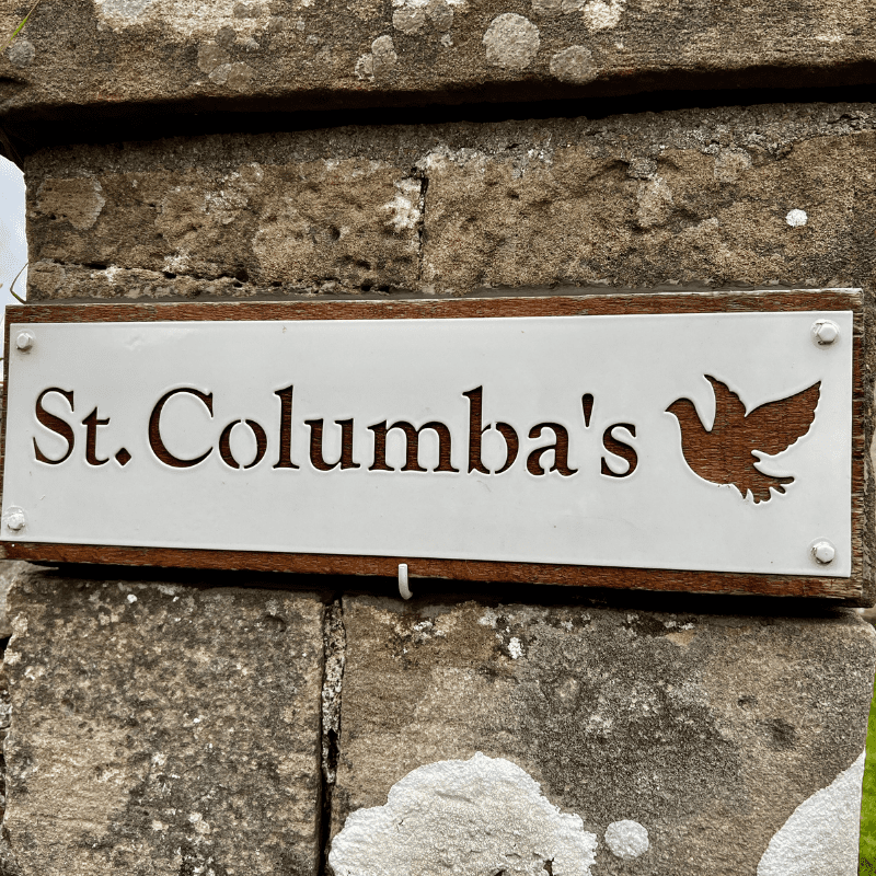 old St. Columba's church